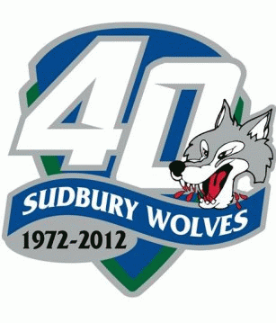 Sudbury Wolves 2012 anniversary logo iron on transfers for clothing